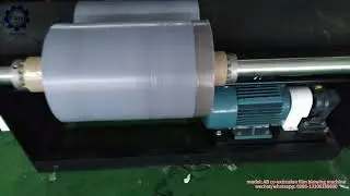 AB co-extrusion two layers film blowing machine, blown poly film materials of Express courier bag