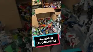 I&rsquo;m rebuilding a LEGO Bionicle collection #LEGO