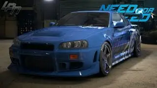 NEED FOR SPEED (2015) - NISSAN SKYLINE GT-R R34 GAMEPLAY (TUNING, COP CHASE, DRIFTING, RACES)