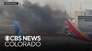 Passengers describe emergency landing at Denver International Airport, plane catching fire