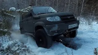 УАЗ Патриот на 33'' АТ или Suzuki Escudo на зимке с блокировкой ДАК? Рубилово в горку! OffRoad