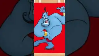 SHORT| Coloring Genie on Disney Coloring World App