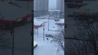 A snow day in Canada ❄️ #snow #canada #mallu #kerala #asianetnews