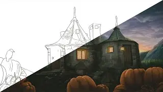 Hagrid's Hut | Digital Drawing