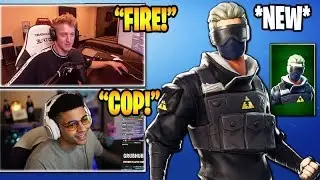 STREAMERS REACT TO *NEW* VERGE SKIN, PICKAXE, AND GLIDER! (Fortnite Stream Highlights)