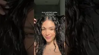Curly hair routine for 3a curls #curlyhair #curly #hair #curlyhairroutine #naturalhair #beauty