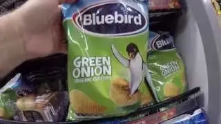 Potato Chips in New Zealand: Bluebird Green Onion