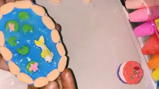 Let&rsquo;s make a ￼beautiful aquarium || Super dry clay ||Easy Tuilerial ||