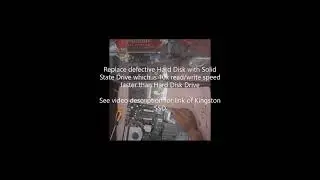 Acer Laptop HDD Replacement of SSD