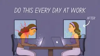 Seated Chair Yoga to Relieve Neck Pain & Screen Slouch | 15 Minutes