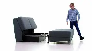 ell+ell Schlafsofa Randy mit Bettkasten