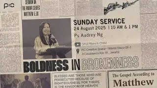 PIC 24 August 2025 | Ps. Audrey Ng | Service 2