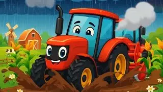 Lernt den freundlichen roten Traktor kennen 🚜♥️| Ich bin ein Trak-Trak-Traktor 🚜|