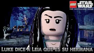 Luke le cuenta a Leia que es su hermana - LEGO Star Wars: La saga Skywalker EN ESPA&Ntilde;OL