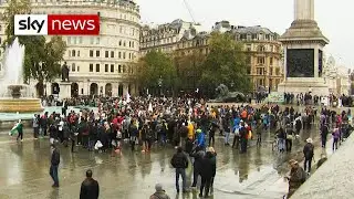 Coronavirus: Hundreds attend anti-lockdown protest in London