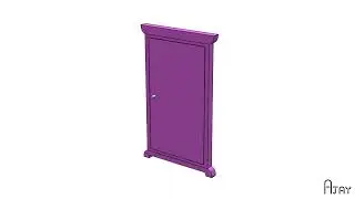 Anywhere Door | Unique 3D Model Design | Creative SolidWorks/ Blender Showcase