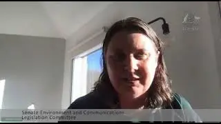 Professor Nerilie Abram speaks about climate targets with the Australian Senate