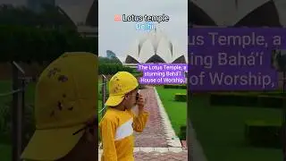 The Lotus Temple, a stunning Bah&aacute;ʼ&iacute; House of Worship #delhivisit #bestplace #lotustemple