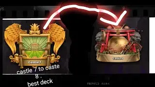Castle crush. Best deck for reach castle 8 🤩🎉
