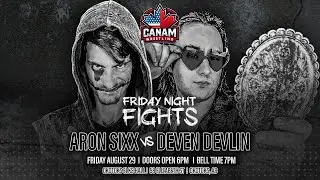 Aron Sixx vs Deven Devlin | Aug 29, 2025 | Okotoks | CanAm Wrestling
