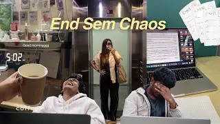 exam week at IIIT Delhi | very chaotic vlog