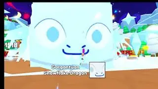 🍀GARGANTUAN Snowflake Dragon Hatched On Camera! ❄️🐉