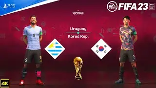 FIFA 23 - Uruguay vs. South Korea - FIFA World Cup Qatar Final - PS5&trade; Gameplay [4K 60FPS] Next Gen