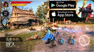 Fighting like a witcher.. ☠️ | iron blade android gameplay | best fighting rpg games...🎮