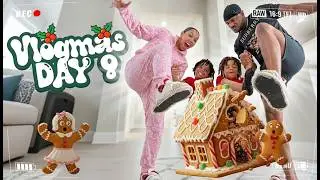 Строительство пряничного домика пошло не так! | Vlogmas, день 9