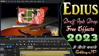 edius 3d dreg and drop effect! how to dreg and drop edius project 2023! edius 3d project! Editingjp!