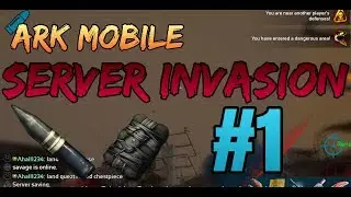 ARK MOBILE | OFFICIAL PVP | FARS PEAK RAID! | SERVER INVASION #1