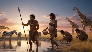 Life 2.6 Million Years Ago: Homo Habilis For Beginners & Mud Trap VS Giant Anaconda & Swamp Jaguar