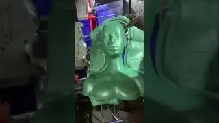 Female bust model EXTRUSION BLOW MOULDING MACHINES