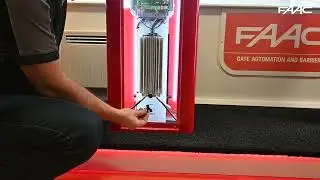 FAAC B680 barrier manual release quick guide