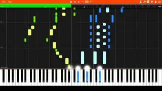 James Scott - Paramount Rag (1917) Synthesia Piano Tutorial + Sheet Music