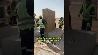 Burlap Used in Concrete Curing
