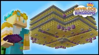 I Built A Shulker Farm in Skyblock Kingdoms!