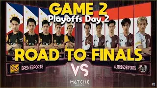 BREN ESPORTS VS ALTER EGO | GAME 2 | M2 Playoff Day 2 | MLBB World Championship 2020 | TAGALOG