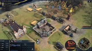 AoE4 ladder turtle English tech up overwhelm aggressive containing French