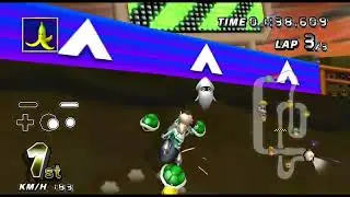 Blue shell dodge - Waluigi Stadium || Mario kart Wii