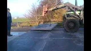 Stelconplaten leggen