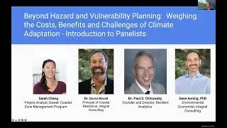 Beyond Hazard & Vulnerability Planning: Weighing Costs, Benefits & Challenges of Climate Adaptation