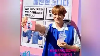 One shot of iced drinks with kim bum,sold out again today too #kimbum #youtube #behindthescenes