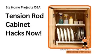 Tension Rod Pan Lid Divider Spray-Bottle Hanger Guide