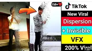 Tiktok New Trend | How To Make New Dispersion + Invisible Vfx Video On Tiktok | Vfx | Tiktok