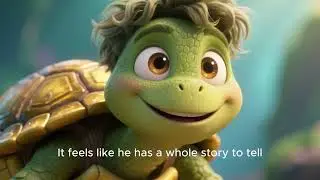 Magical Turtle &ndash; Whimsical Animated Character