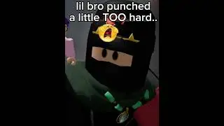 bro got punched so hard that the limbs started disconnecting #tsb #roblox #shorts