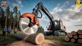 Dangerous Monster Chainsaw Skill &ndash; Sharp steel saw blade spins, chopping down ancient trees! #1