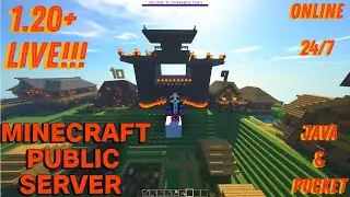 24/7 Joinable Minecraft SMP PUBLIC Java & Bedrock