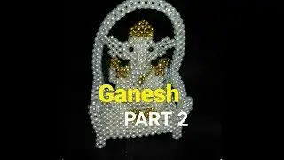 How to make  Crystal beaded Ganesh / Crystal Pearl Ganesh PART 2|Nomi.Namita crafts